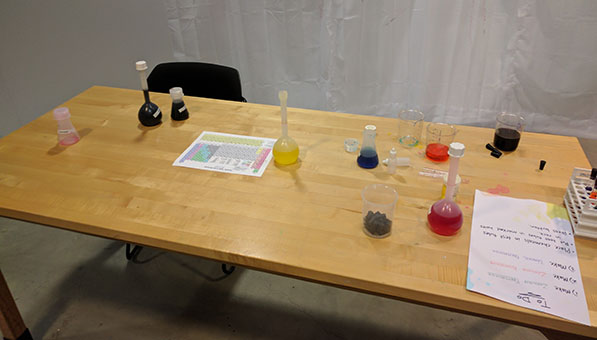 Escape Room Lab Table